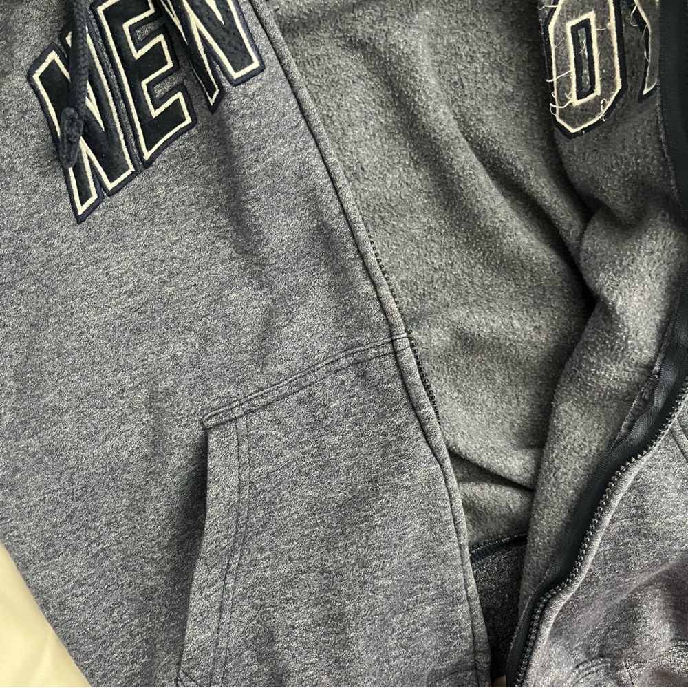 🌀 New York Navy Contrast Zip Up - Picture 5 of 6
